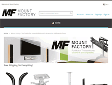Tablet Screenshot of mountfactory.com